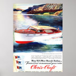 Chris-craft War Bonds Poster at Zazzle