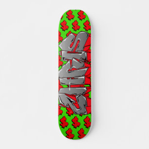 Chris Graffiti Custom Personalized Cash Skateboard