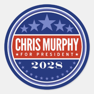 Chris Murphy for President 2028 Classic Round Sticker