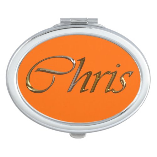 CHRIS Name Branded Gift for Women Vanity Mirror