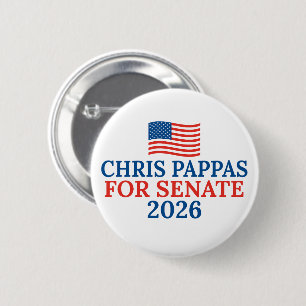 Chris Pappas for Senate 2026 Election Button