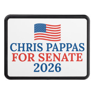 Chris Pappas for Senate 2026 Election Hitch Cover