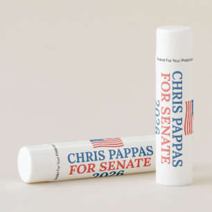 Chris Pappas for Senate 2026 Election Lip Balm