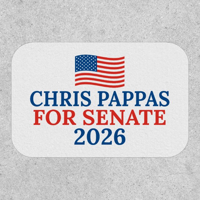 Chris Pappas for Senate 2026 Election Patch (Front)