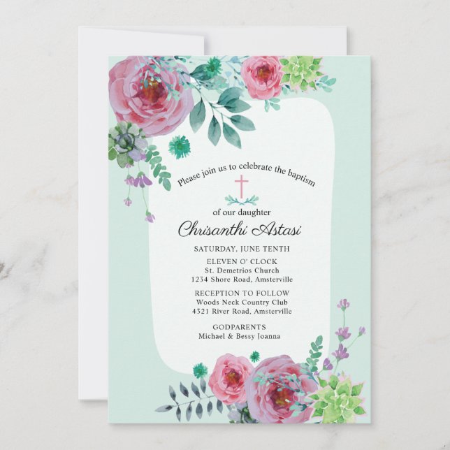 Chrisanthi Invitation (Front)