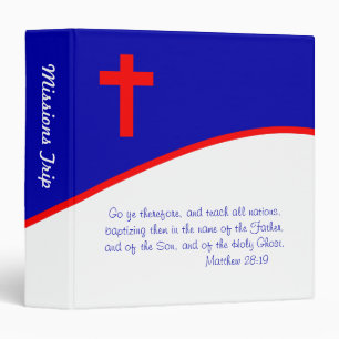 Chrisitan Flag Inspired Binder