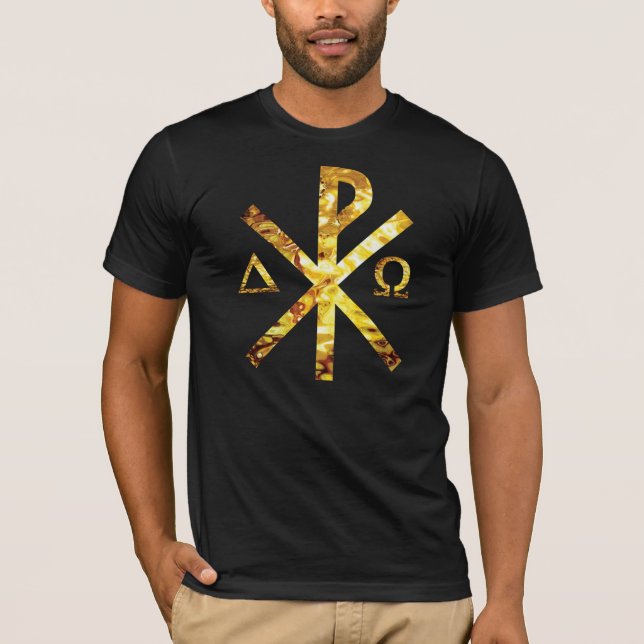 Chrism Alpha Omega But TRANS png T-Shirt (Front)