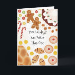 Chrismakkuh Christmas Hanukkah Funny Cute Letterpress Thank You Card<br><div class="desc">Cover illustration by Cindy Bendel</div>