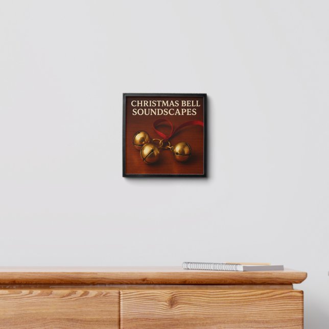 Chrismas Bells Soundscapes Album Cover Peel And Stick Photo Tile (Dresser)