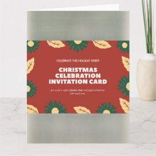 CHRISMAS CELEBRATION INVITATION CARD
