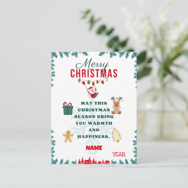 CHRISMAS JOYFUL CARD (Standing Front)