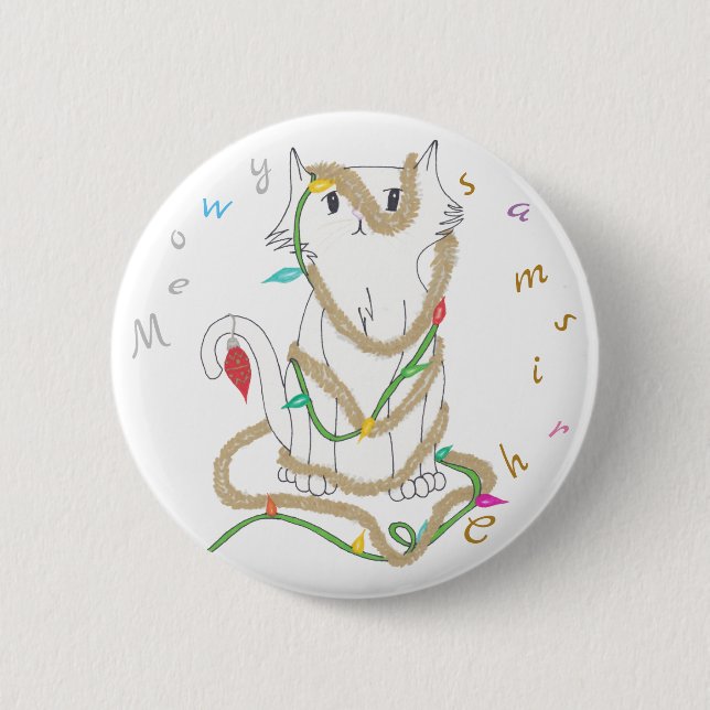 Chrismas Mess Button (Front)