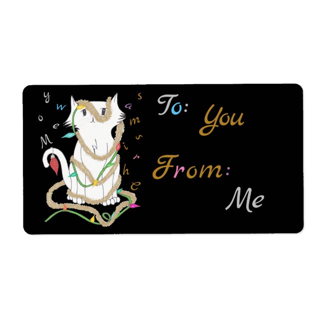 Chrismas Mess Gift Tag (Front)