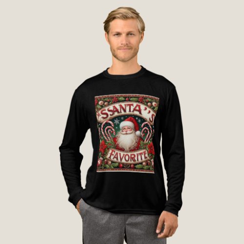 chrismas santa  Tri-Blend shirt