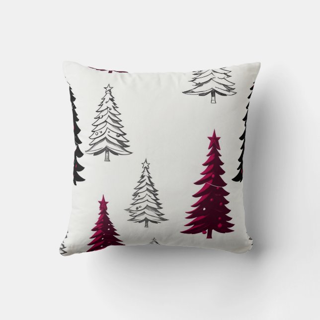 Chrismas Throw Pillow (Back)