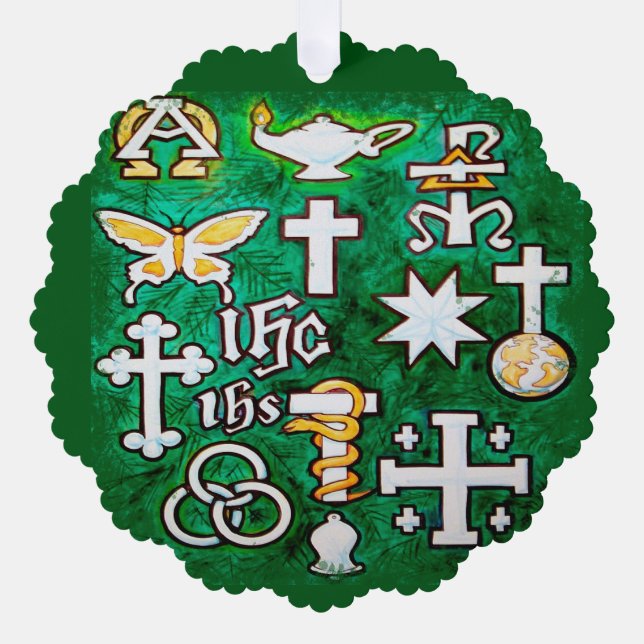 Chrismons Ornament Card (Front)