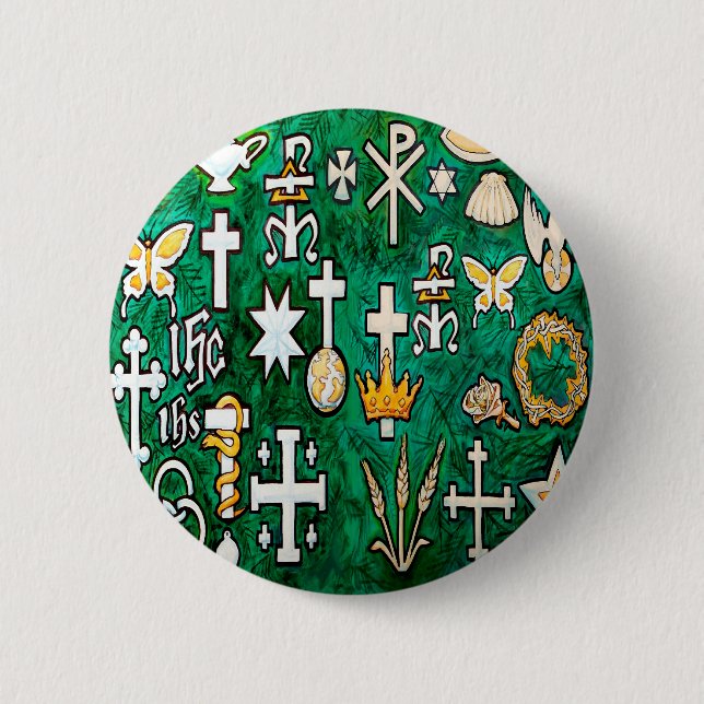 Chrismons Pinback Button (Front)