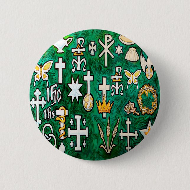Chrismons Pinback Button (Front)
