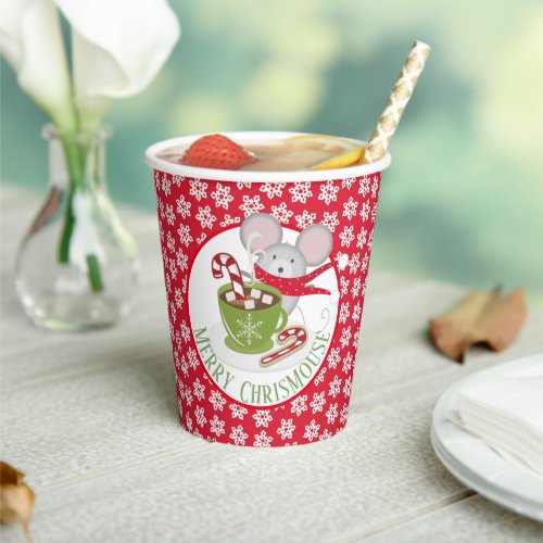 ChrisMouse Snow Flakes Paper cup