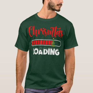 Chrismtas Loading Merry Xmas Tree Religious Holida T-Shirt