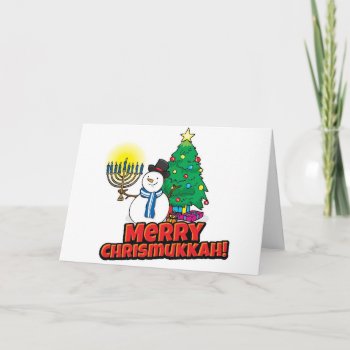 Chrismukkah Card by ShiksasGuide at Zazzle