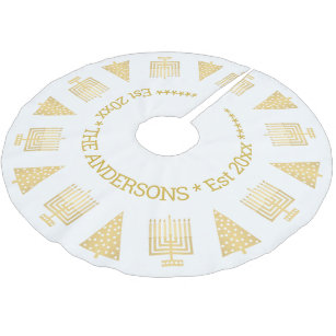 Hanukkah Christmas Tree Skirts Zazzle
