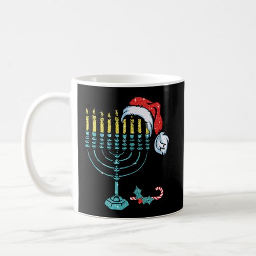 Chrismukkah Hannukah Santa Hat Family Christmas Pa Coffee Mug