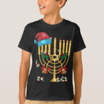 Chrismukkah Hannukah Santa Hat Family Christmas Pa T-Shirt<br><div class="desc">Chrismukkah Hannukah Santa Hat Family Christmas Pajama Gift</div>
