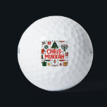 Chrismukkah Hanukkah Christmas Jewish Religious  Golf Balls<br><div class="desc">Chrismukkah Hanukkah Christmas Jewish Religious</div>