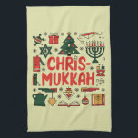 Chrismukkah Hanukkah Christmas Jewish Religious  Kitchen Towel<br><div class="desc">Chrismukkah Hanukkah Christmas Jewish Religious</div>