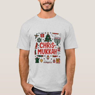 Chrismukkah Hanukkah Christmas Jewish Religious T-Shirt