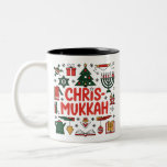 Chrismukkah Hanukkah Christmas Jewish Religious  Two-Tone Coffee Mug<br><div class="desc">Chrismukkah Hanukkah Christmas Jewish Religious</div>