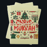 Chrismukkah Hanukkah Christmas Jewish Religious  Wrapping Paper Sheets<br><div class="desc">Chrismukkah Hanukkah Christmas Jewish Religious</div>