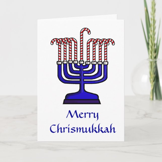 Chrismukkah Spirit of the Season Greeting Card (Front)