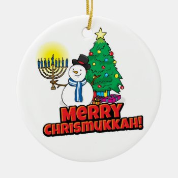 Chrismukkah Tree Ornament by ShiksasGuide at Zazzle
