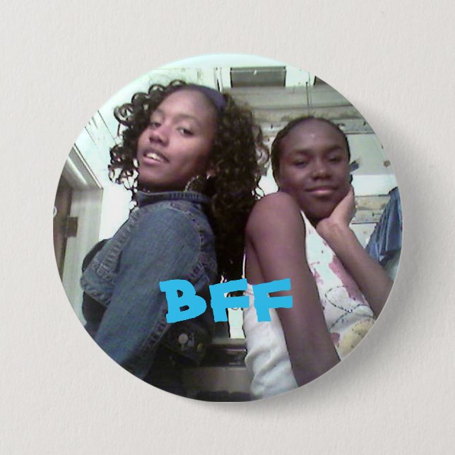 chrisnlaina, BFF Pinback Button (Front)