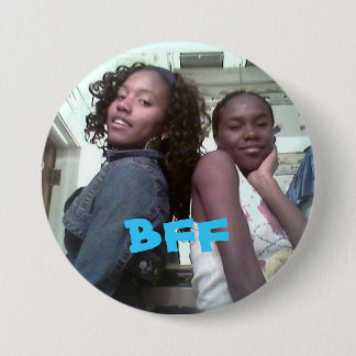 chrisnlaina, BFF Pinback Button