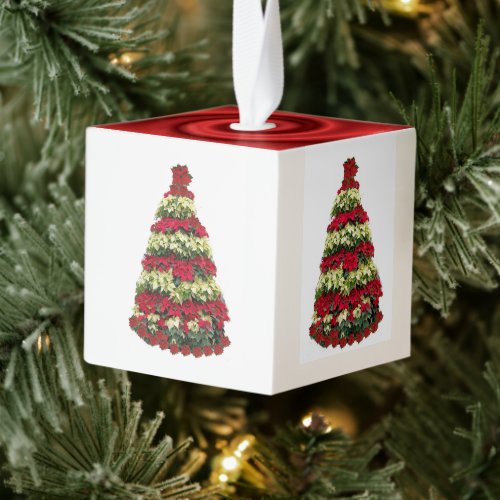 Chrisrmas Tree Cube Ornament