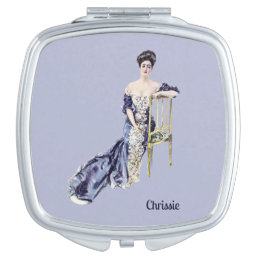 CHRISSIE ~ GIBSON GIRL ~ The New Woman ~   Compact Mirror