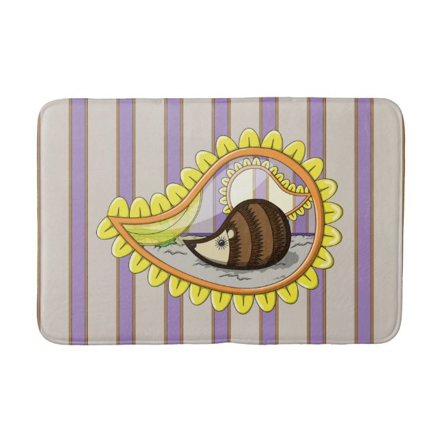 Chrissy the Hedgehog Bath Mat (Front)