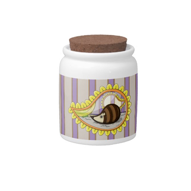 Chrissy the Hedgehog Candy Jar (Front)
