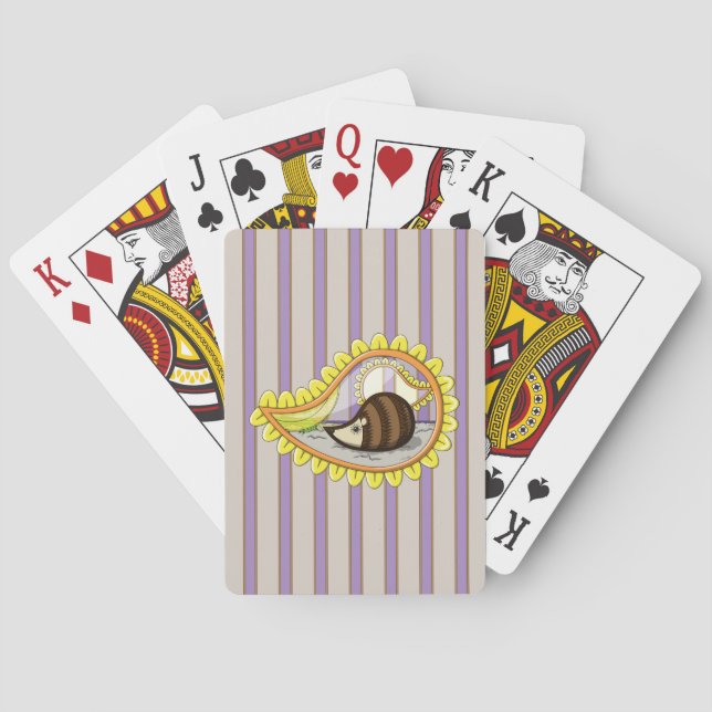 Chrissy the Hedgehog Classic Playing Cards (Back)