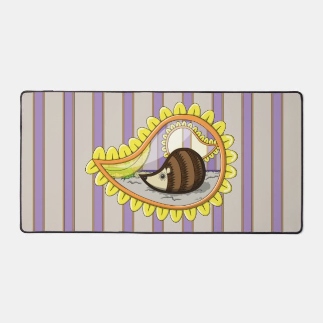 Chrissy the Hedgehog Desk Mat (Front)
