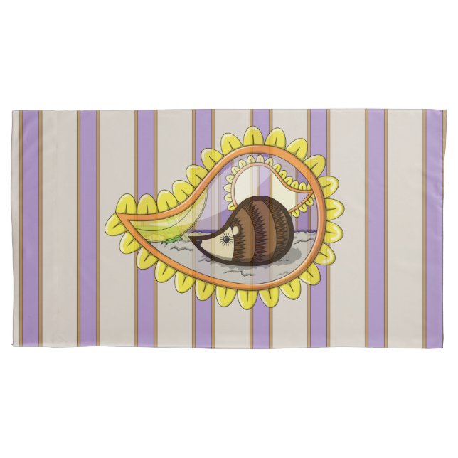 Chrissy the Hedgehog Pillow Case (Front)