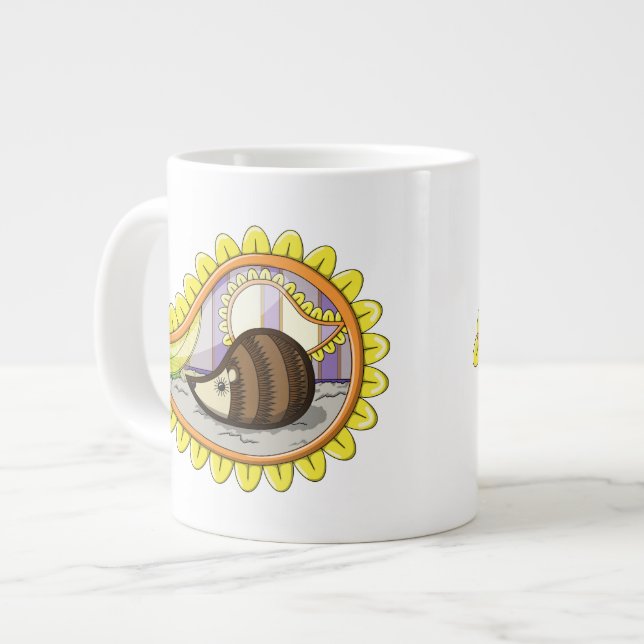 Chrissy the Hedgehog Specialty Mug (Front Left)