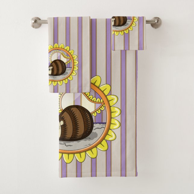 Chrissy the Hedgehog Towel Set (Insitu)