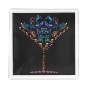 Chrissy's Marine Martini Acrylic Tray