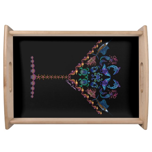 Chrissy's Marine Martini Serving Tray (Front)