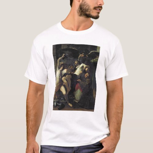 Christ Adored by Angels St Sebastian T_Shirt