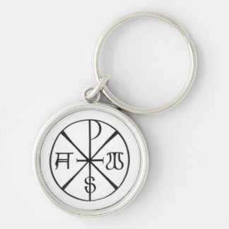 Christ - Alpha and Omega Keychain